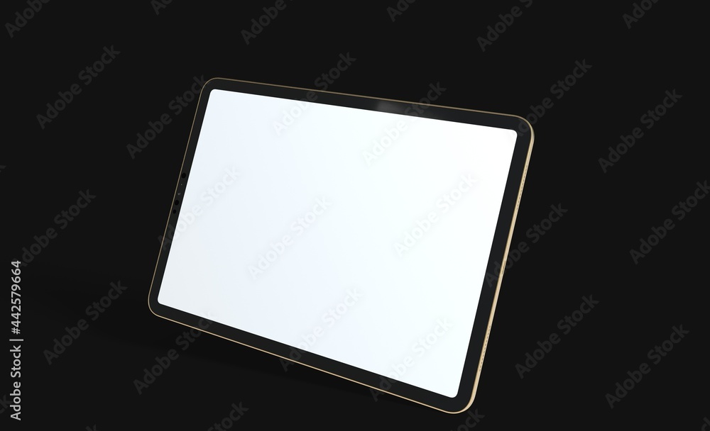 tablet pc, isolated on 3d background tablet pc, isolated on 3d background
