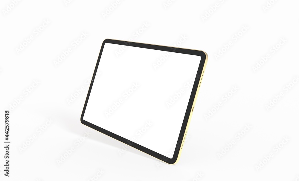 Tablet pc computer with blank screen 3d Tablet pc computer with blank screen 3d