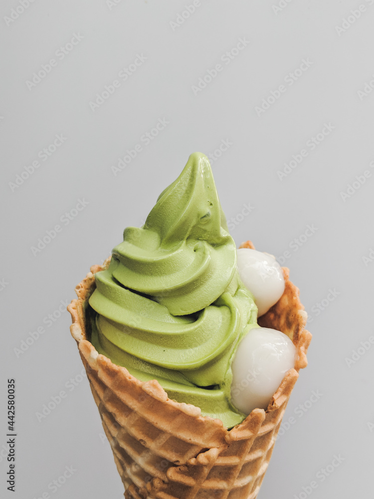 Matcha ice cream Matcha ice cream