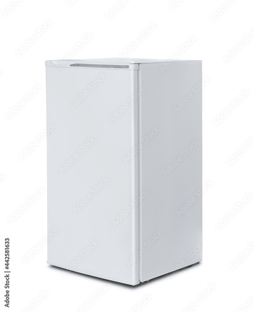 White single door upright refrigerator White single door upright refrigerator