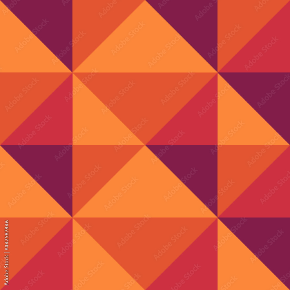 Seamless pattern. Ethnic ornament. Triangles background. Tribal wallpaper. Ethnical image. Triangle shapes motif. Ancient mosaic. Digital paper. Folk web design. Textile print backdrop. Vector artwork Seamless pattern. Ethnic ornament. Triangles background. Tribal wallpaper. Ethnical image. Triangle shapes motif. Ancient mosaic. Digital paper. Folk web design. Textile print backdrop. Vector artwork
