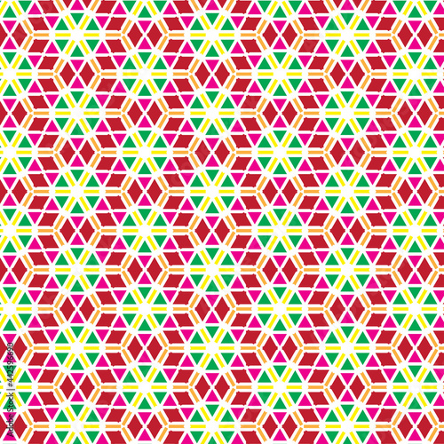 Beautiful abstract seamless colorful pattern. Use for greeting card, Cloth, Decoration invitation to a wedding, Birthday, Party and other Holidays. Arab, Indian ornament. Vector illustration. EPS 10