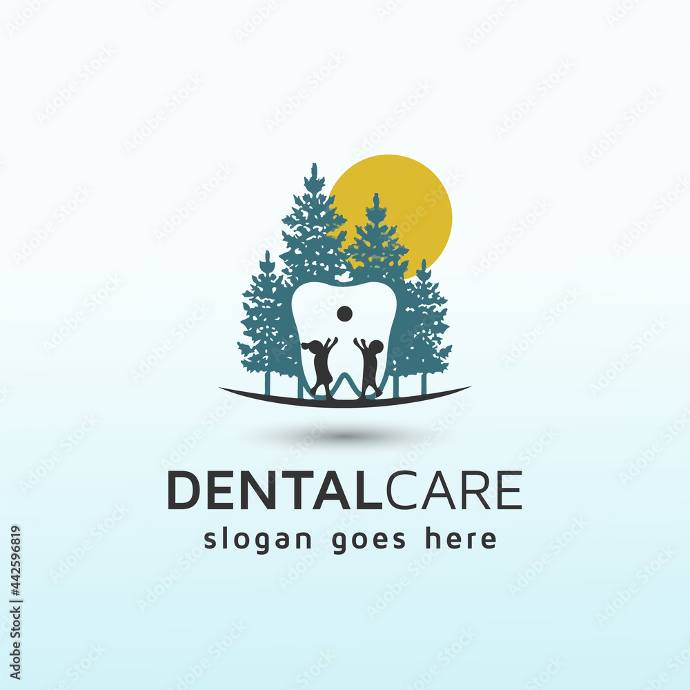 modern and sophisticated logo for our pediatric dental practice