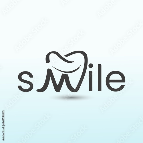 doctor smile dental office specializing orthodontic logo design