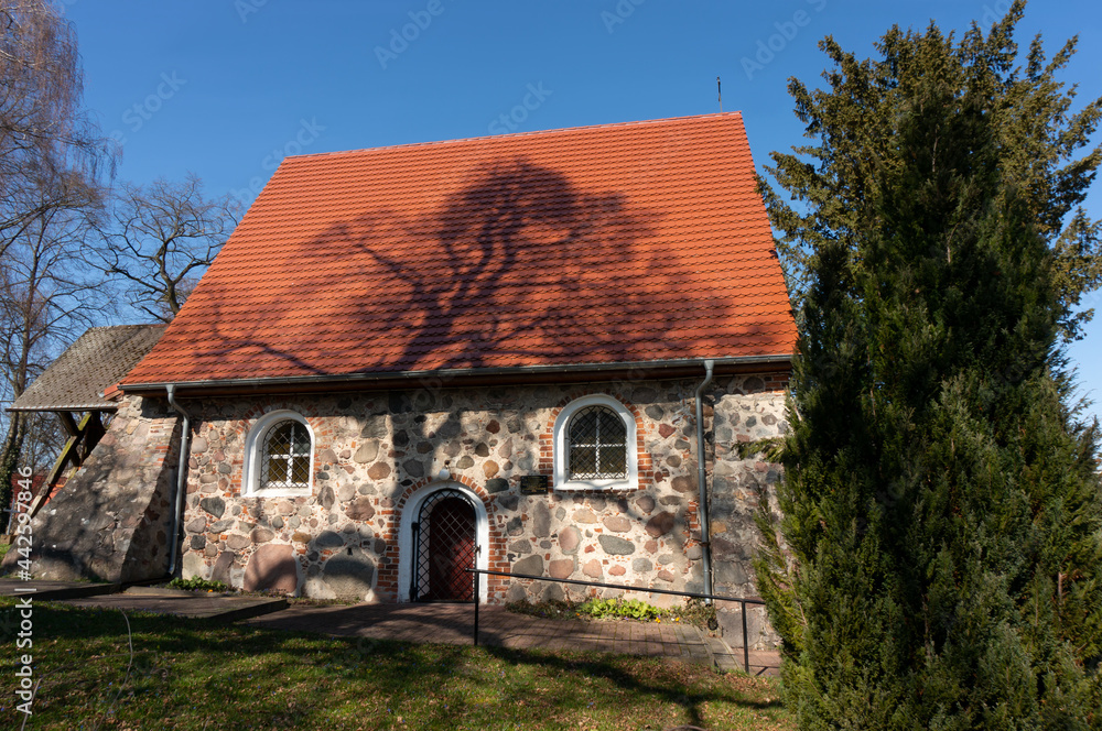 Church Saint Matthew the Apostle (kościół św. Mateusza Apostoła) comes from the 15th century. In 1862 it was renovated and partially rebuilt. Dobieszewo (village in Łobez County), Poland. Church Saint Matthew the Apostle (kościół św. Mateusza Apostoła) comes from the 15th century. In 1862 it was renovated and partially rebuilt. Dobieszewo (village in Łobez County), Poland.