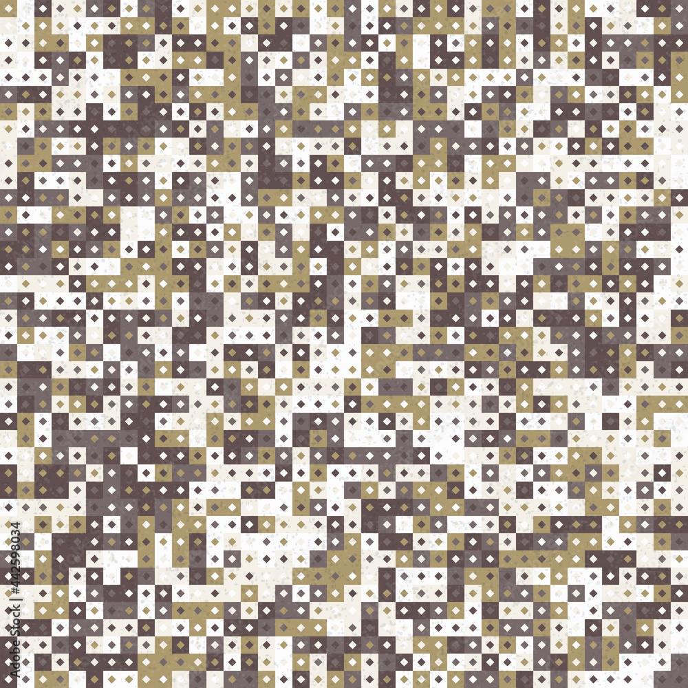 Fototapeta premium Abstract Geometric Pattern generative computational art illustration