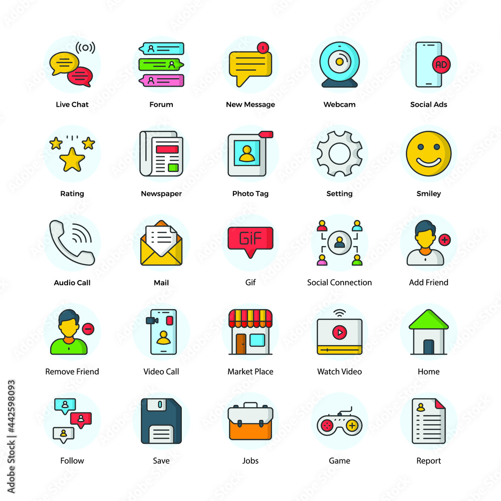 social media icons. social icons. icons set. social media icons. social icons. icons set.
