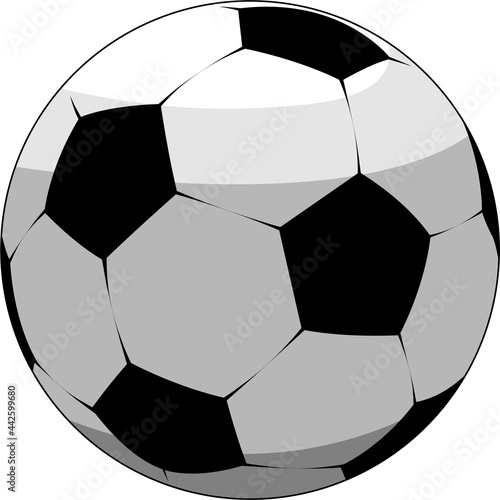 A simple soccer ball illustration