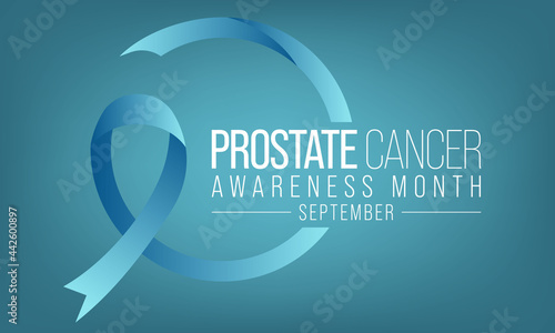 Prostate Cancer awareness month is observed every year during September, it is marked by an uncontrolled (malignant) growth of cells in the prostate gland. Vector illustration