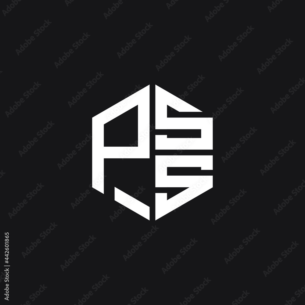 PSS logo PSS icon PSS vector PSS monogram PSS letter PSS minimalist PSS ...