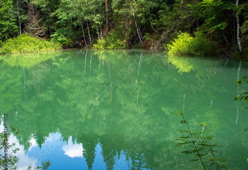 Rudawy janowickie turkusowe jezioro