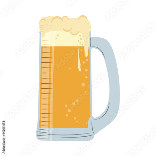large beer cold drink
