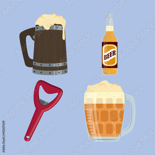 bottle opener beers icons