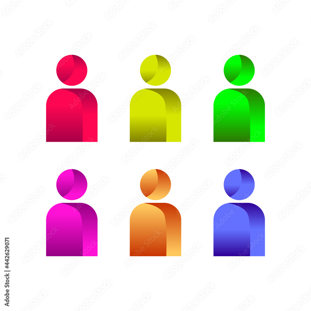People Profile Icon Vector Design Collection People Profile Icon Vector Design Collection