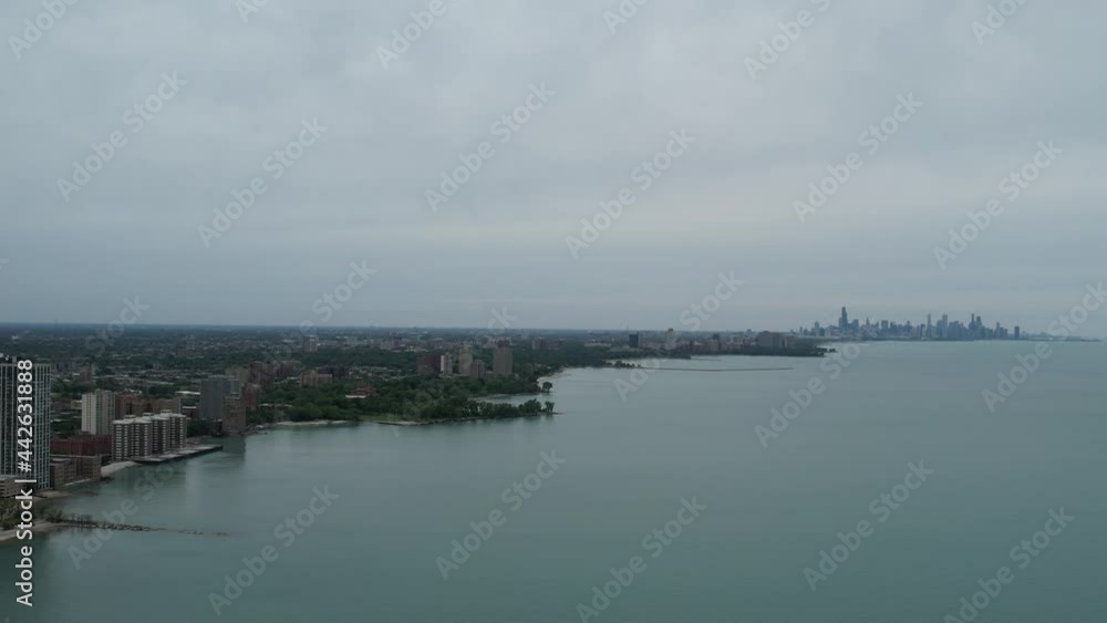 Chicago Skyline from Southeast Side, Chicago Lakefront, Chicago Coastline Chicago Skyline from Southeast Side, Chicago Lakefront, Chicago Coastline