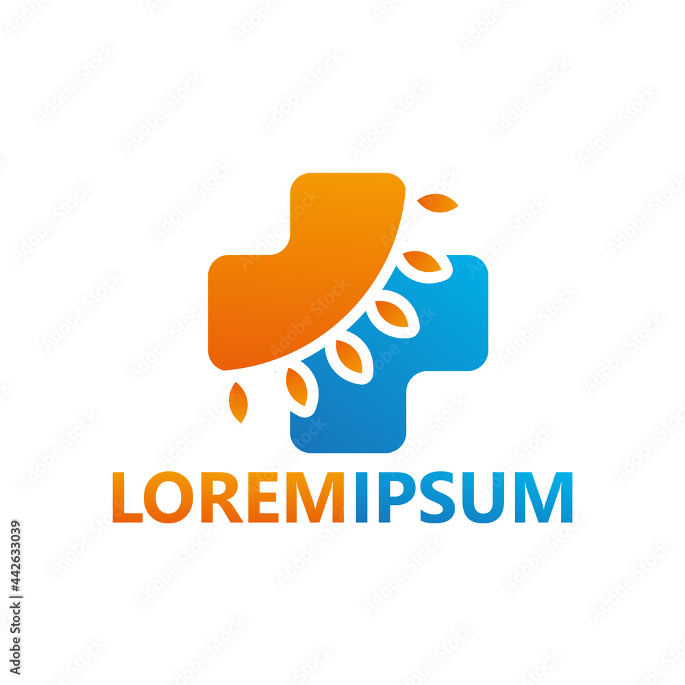 Sun medical logo template design Sun medical logo template design
