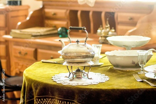 an old soviet teapot