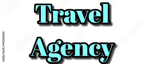 concept travel agency 3d illustration 