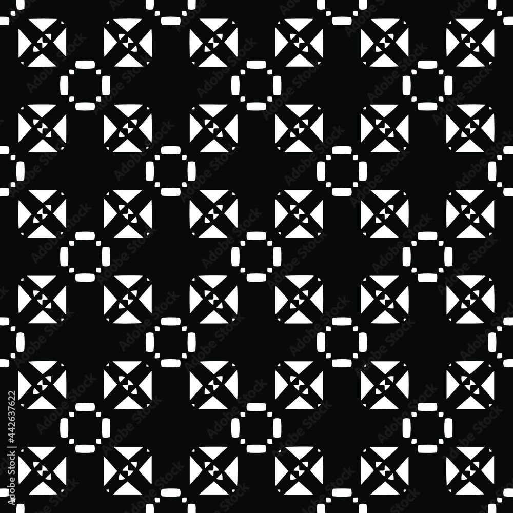 Seamless vector pattern in geometric ornamental style.
Seamless vector pattern in geometric ornamental style.