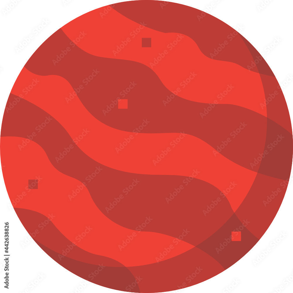mars flat icon mars flat icon