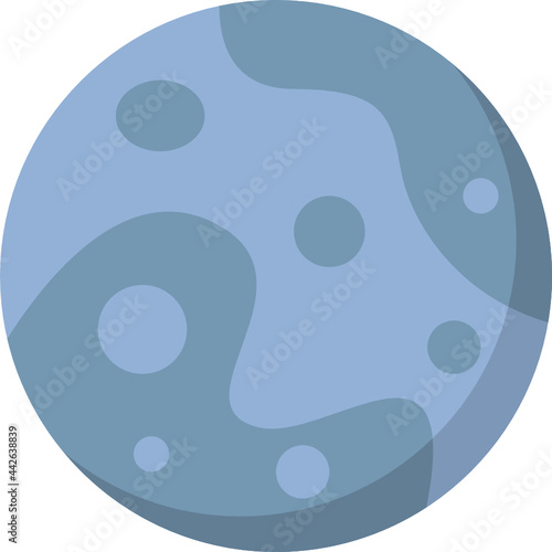 pluto flat icon