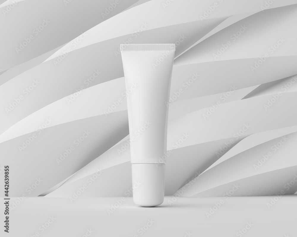 A squeeze tube for applying creams or cosmetics. A squeeze tube for applying creams or cosmetics.