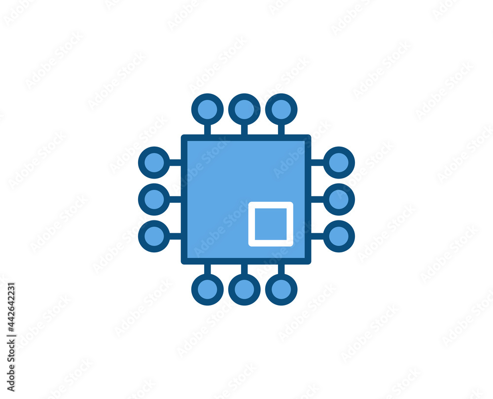 Line Microchip icon isolated on white background. Outline symbol for website design, mobile application, ui. Electronics pictogram. Vector illustration, editorial stroсk. Line Microchip icon isolated on white background. Outline symbol for website design, mobile application, ui. Electronics pictogram. Vector illustration, editorial stroсk.