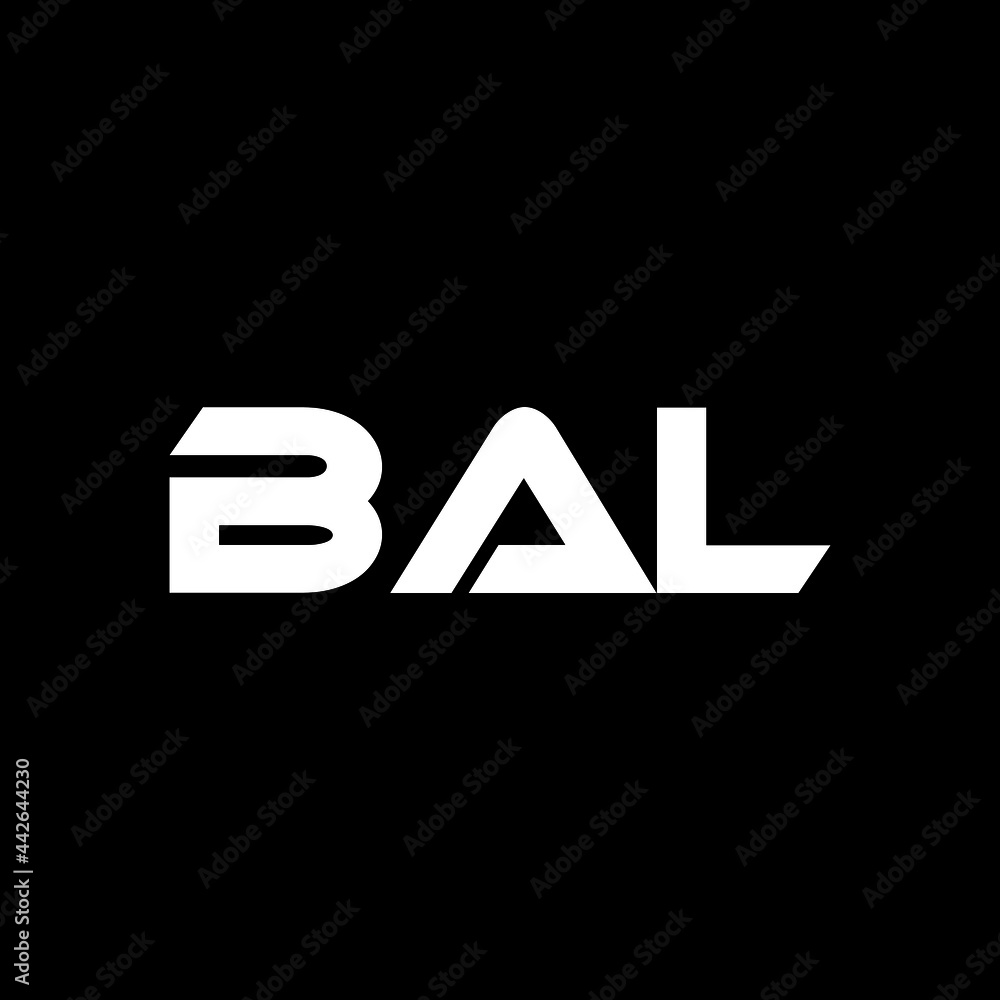 BAL letter logo design with black background in illustrator, vector logo modern alphabet font overlap style. calligraphy designs for logo, Poster, Invitation, etc. BAL letter logo design with black background in illustrator, vector logo modern alphabet font overlap style. calligraphy designs for logo, Poster, Invitation, etc.