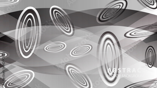 Abstract colorful oval background with gradient color - vector