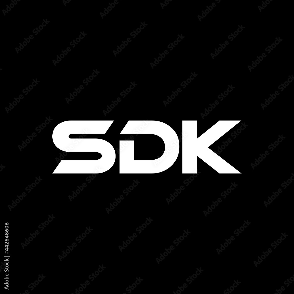 SDK letter logo design with black background in illustrator, vector logo modern alphabet font overlap style. calligraphy designs for logo, Poster, Invitation, etc. SDK letter logo design with black background in illustrator, vector logo modern alphabet font overlap style. calligraphy designs for logo, Poster, Invitation, etc.