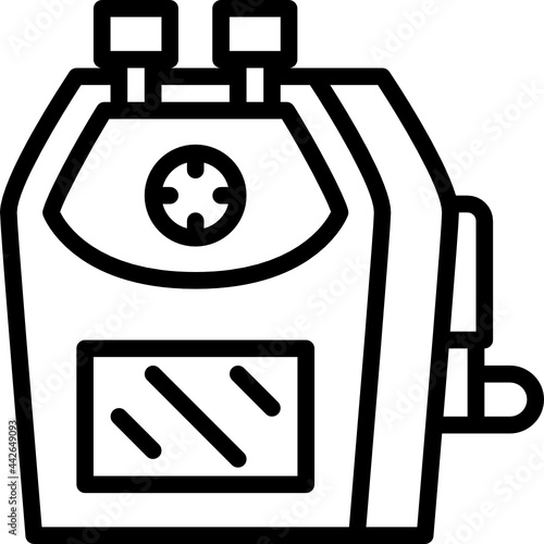 pencil sharpener outline icon