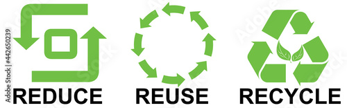 set of reduce reuse recycle element concept. easy to modify
