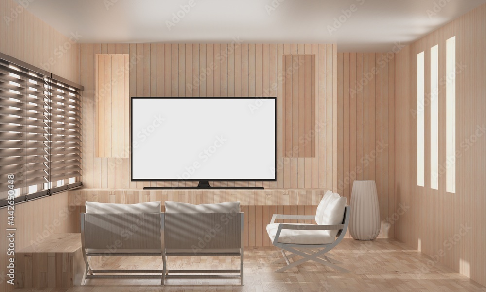 The living room consists of a sofa chair and a picture frame on the wall. The living room consists of a sofa chair and a picture frame on the wall.