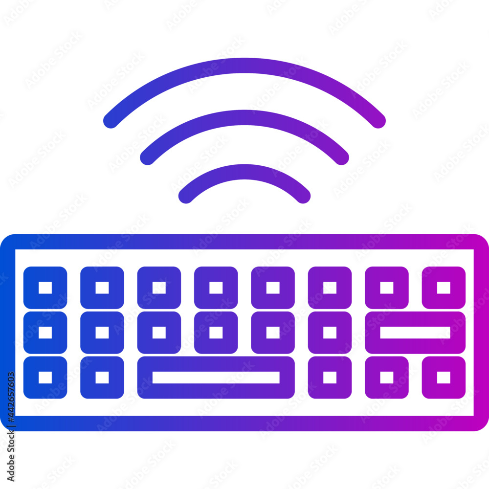 Wireless keyboard icon Wireless keyboard icon