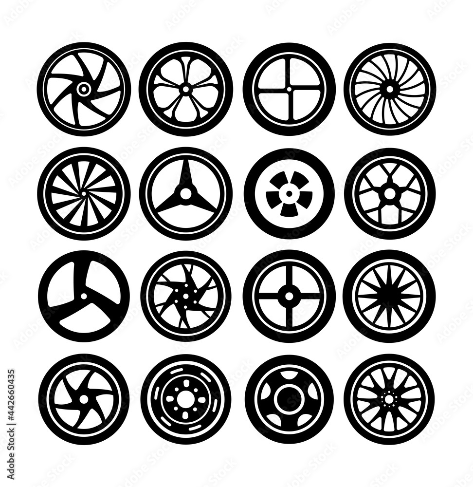 Rim wheel tire illustration food use for symbol, sign, icon, mascot, logo or any design you want Rim wheel tire illustration food use for symbol, sign, icon, mascot, logo or any design you want