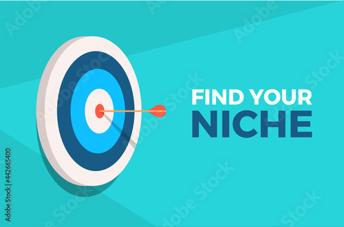 Find Your Niche Aim Background Banner