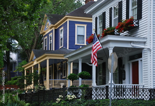 Canvastavla Villa in der Altstadt von Wilmington, North Carolina