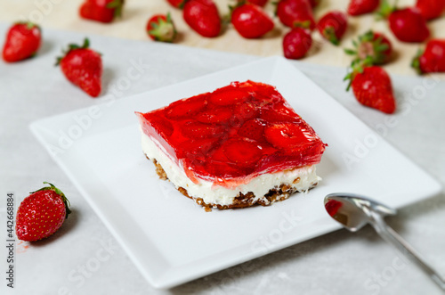 STRAWBERRY PRETZEL SALAD