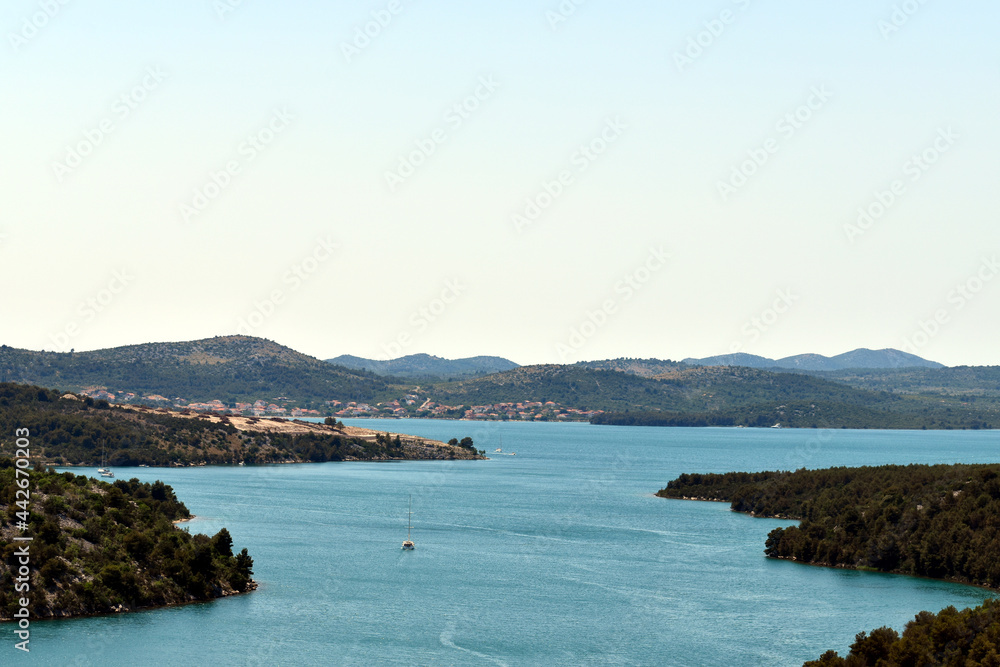 Panorama of the river Krka, Croatia!