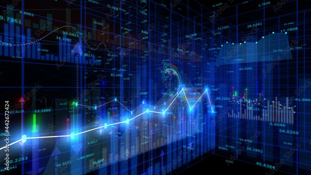 4K financial stock chart;Business tech digital Data trend hud Graph;Financial business diagram with charts and stock numbers showing profits and losses over time dynamically. 4K financial stock chart;Business tech digital Data trend hud Graph;Financial business diagram with charts and stock numbers showing profits and losses over time dynamically.