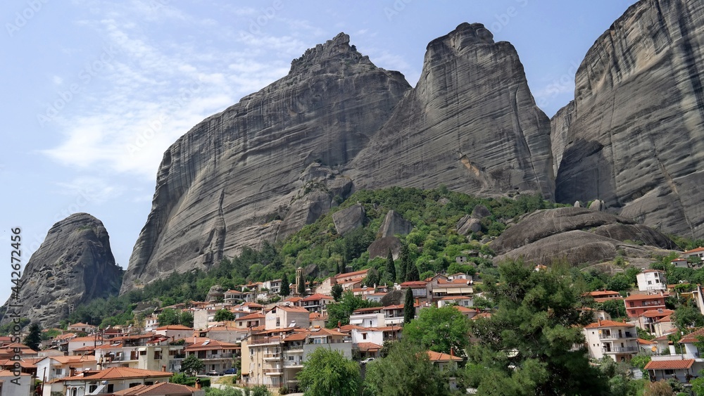 The landscape of Meteora in northern Greece