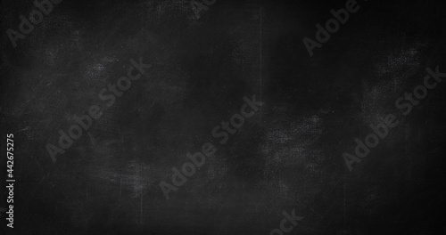 blackboard texture and background with copy space - Board surface with scratches and chalk traces - school concept - Menu chalkboard concept