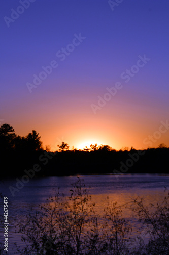 sunset over the river © rick