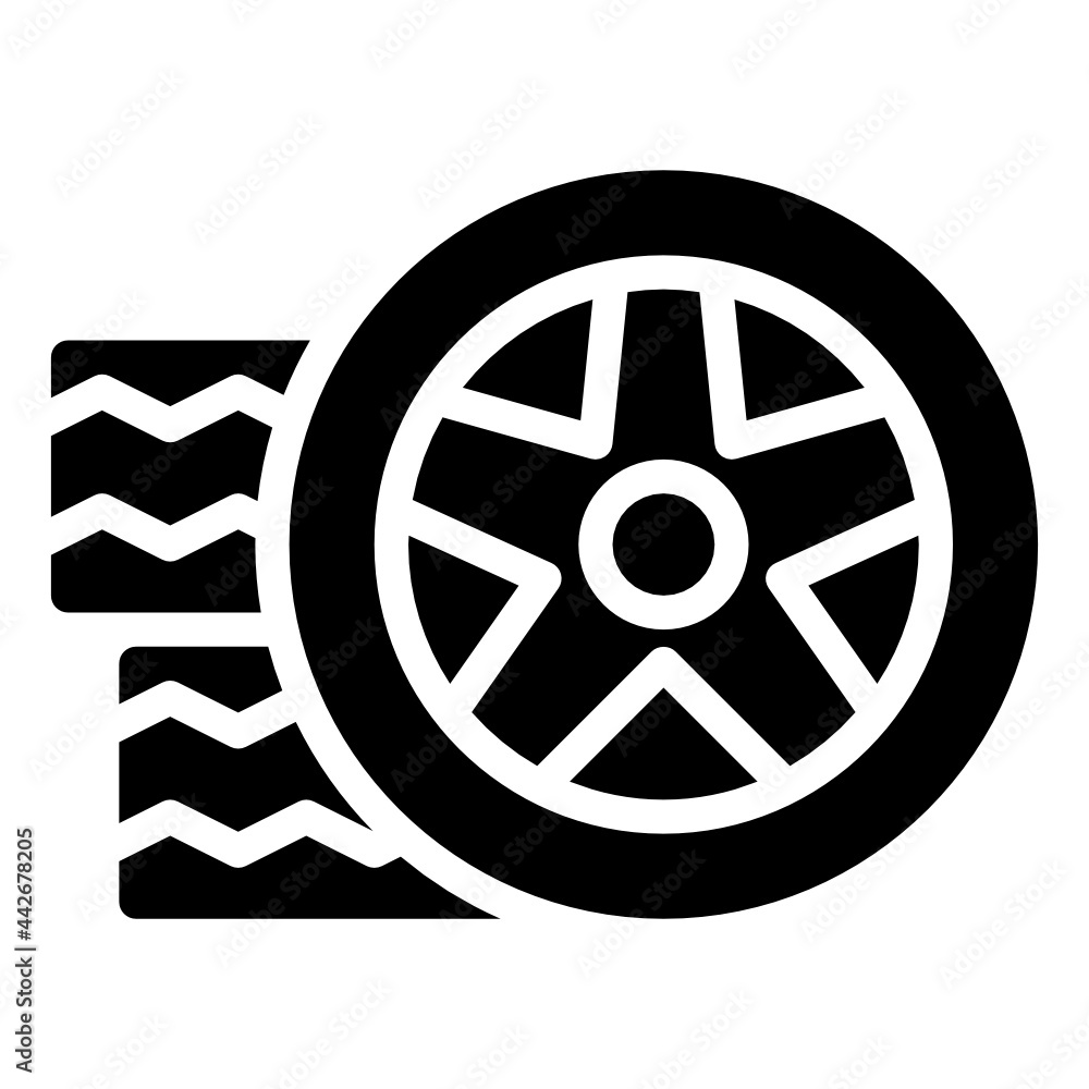 Car Service_tire glyph icon,linear,outline,graphic,illustration Car Service_tire glyph icon,linear,outline,graphic,illustration