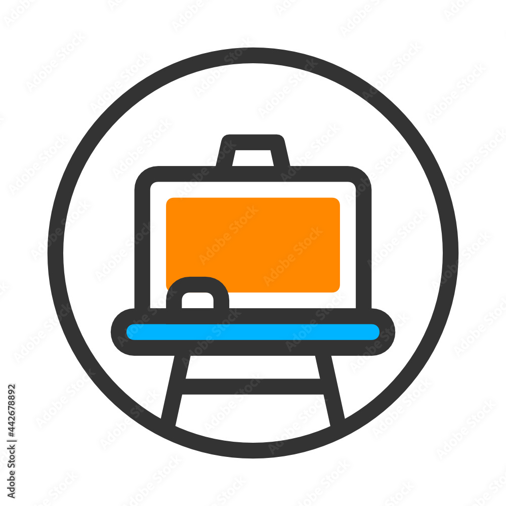 Blackboard , Education filled outline icon. Blackboard , Education filled outline icon.