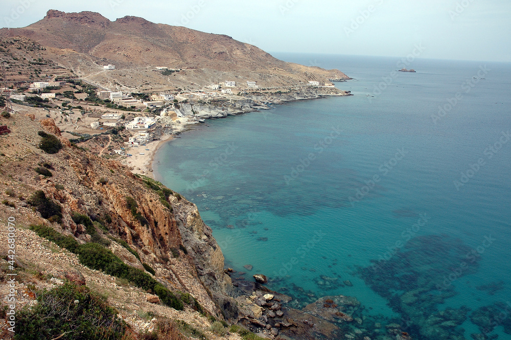 Beautiful exotic beach in northern Morocco Beautiful exotic beach in northern Morocco