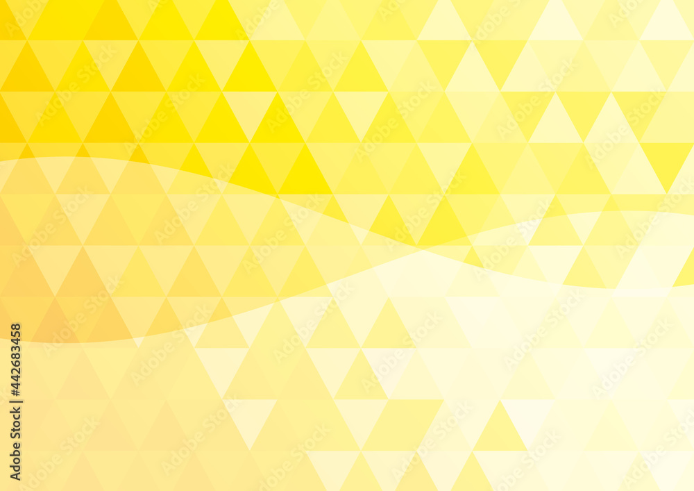 ビールをイメージした黄色の抽象的な背景イラスト 幾何学模様 ポリゴン Stock Vector Adobe Stock