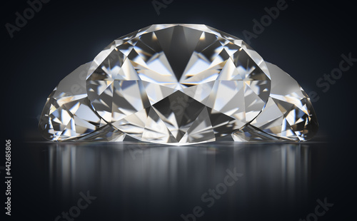 three diamonds