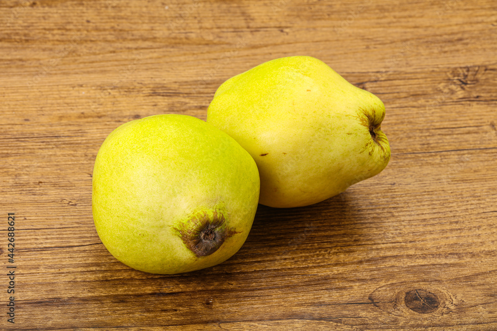 Sweet ripe and juicy quinces