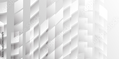 white and grey geometry background